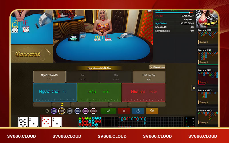 Baccarat đỉnh cao Live Casino BBIN
